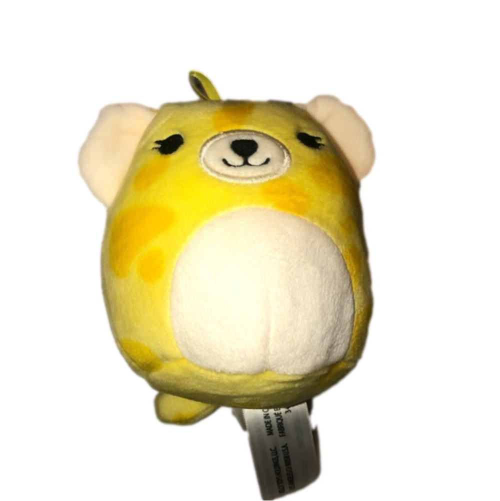 SQUISHMALLOW Plush Lexie Yellow Cheetah Leopard 4” Ornament